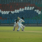 Fawad Alam plays a cut shot