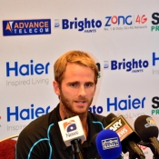 New Zealand Twenty20 captain Kane Williamson during a press conference