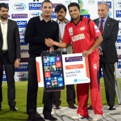 Balochistan Warriors Azhar Ali receives best batsman of the tournament