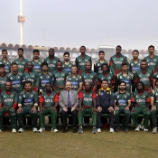Pakistan A team and Kenya team group photo