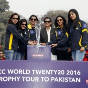 World Cup Trophy in visit to Kinnaird College Lahore