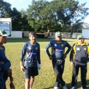 Pakistan Under-19s team during practice session