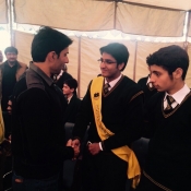 Misbah-ul-Haq meets the students of Army Public School Peshawar