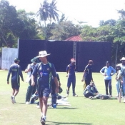 Pakistan A team during practice session