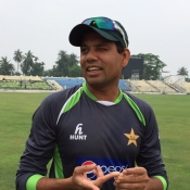 Zulfiqar Babar during practice session