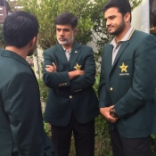 Team Pakistan attend Reception at Pakistan High Commission