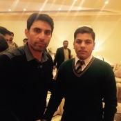 Misbah-ul-Haq meets the student of Army Public School Peshawar