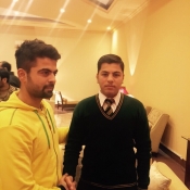 Ahmed Shehzad meets the student of Army Public School Peshawar