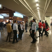 Kenya team arrived at Allama Iqbal International Airport Lahore