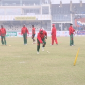 Practice session before the start 4th One Day between Pakistan A and Kenya