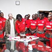 Kenya team celebrating their National Day - Dec 12, 2014