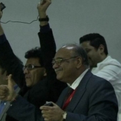 Najam Sethi Chairman PCB during 3rd ODI b/w Pakistan and Sri Lanka