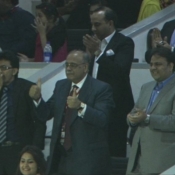 Najam Sethi Chairman PCB during 3rd ODI b/w Pakistan and Sri Lanka