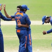 Pakistan Under-19s v India Under-19s in ICC Under-19 World Cup 2012 match