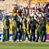 Pakistan v Sri Lanka 4th ODI 25 Dec 2013 at Abu Dhabi