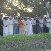 Sharjah Test Day 4 - EID Prayers Pictures