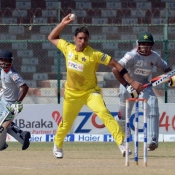 Peshawar Panthers Imran Khan misses a run out in the 1st Semi Final against Sialkot Stallions