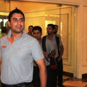 Lahore Lions Nasir Jamshed reached Hyderabad for the Champions League T20 main round