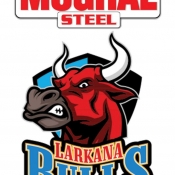 MUGHAL STEEL Larkana Bulls Logo for Broadcaster, print, outdoor, electronic & all