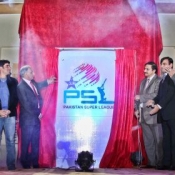 Chairman PCB Ch. Zaka Ashraf unveiled the logo of Pakistan Super League