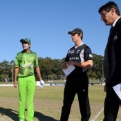 Pakistan Under-19s v New Zealand Under-19s match in ICC U-19 World Cup 2012