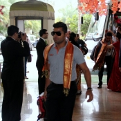 Lahore Lions Umar Akmal reached Bangalore to play match against CSK