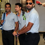Lahore Lions Wahab Riaz, Imran Agha & Asif Raza reached Bangalore to play match against CSK