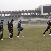 Pakistan team during the training camp for ICC World Cup