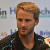 Kane Williamson during the press conference at the ODI Trophy unveiling