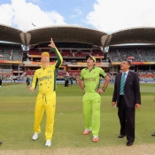 Misbah & Clarke during the toss