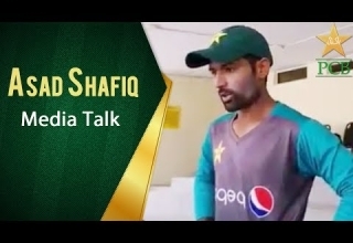 Asad Shafiq Media Talk at Gaddafi Stadium Lahore